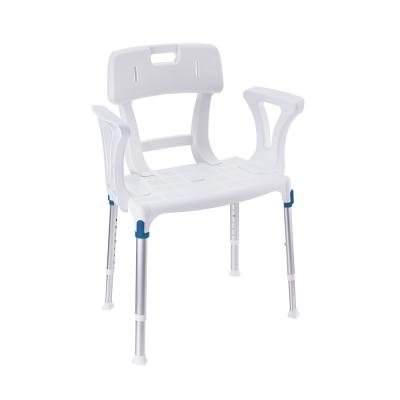 SMART Duschstuhl, mit Arm- und Rückenlehne, Sitzfläche: 30x51 cm, 150kg