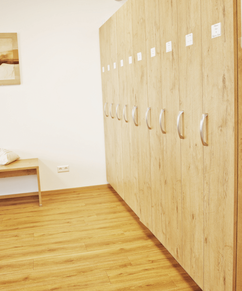 Schließfächer für Umkleiden für Pflegepersonal