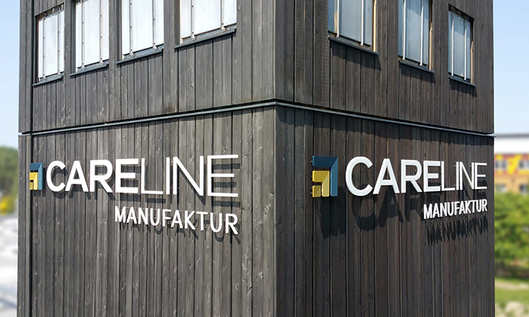 Logo der CARELINE Manufaktur in Schönbach