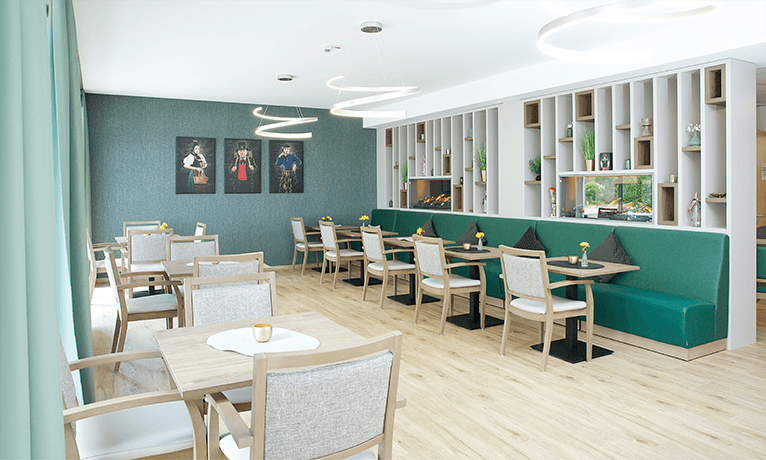 Pflegeleichte Möbel in einem Restaurant mit einer modernen Einrichtung