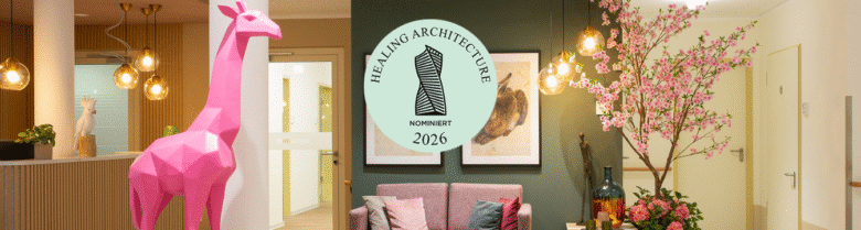 Zwei Nominierungen für CARELINE beim Healing Architecture Award 2026