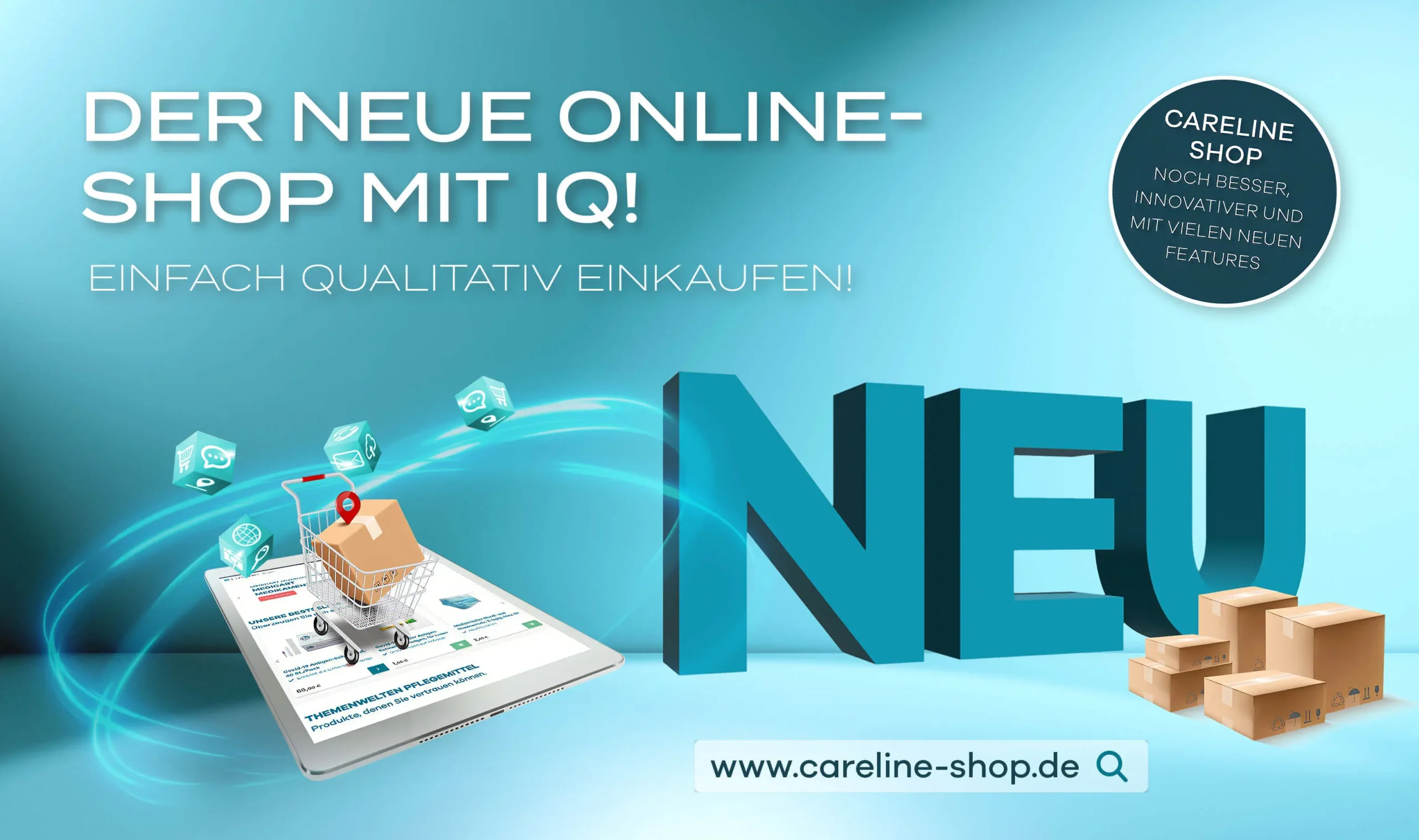 Der neue Online-Shop mit IQ!